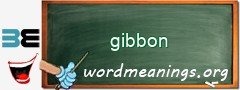 WordMeaning blackboard for gibbon